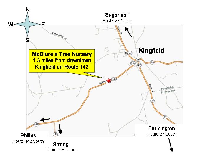 McClures Map